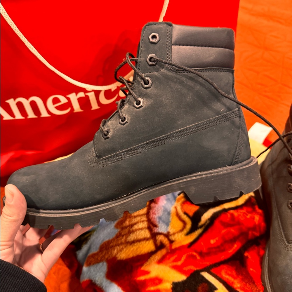 Timberland women black Lace-Up Boots